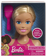 barbie mini beauty head giochi preziosi bar37000