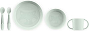 set fagitoy miniland meal set round mint photo