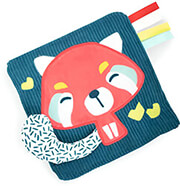 brefiko paixnidi miniland crinkly sensory paper red panda photo