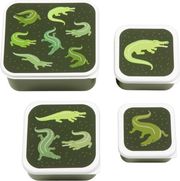 set doxeia fagitoy a little lovely company lunch box set crocodiles photo
