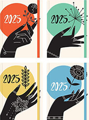 imerologio imerisio 2025 tesoro hands 12x17ek 4 sxedia photo