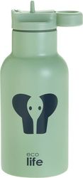 metalliko thermos ecolife kids thermos animals elephant 350ml photo