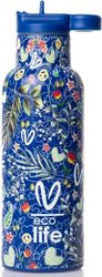 metalliko thermos ecolife x vasiliki 500ml blue photo