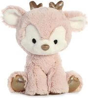 loytrino glitzy tots pink reindeer 15cm photo