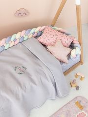 koyberta agkalias pike baby blankets candy lilac 80x110cm photo