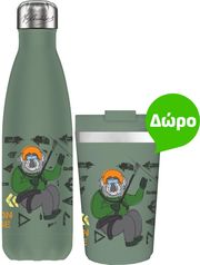 thermos anoxeidoto maxbuddies prasino 500ml doro anoxeidoti koypa thermos 300ml photo