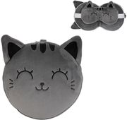 maxilari i total xl2529 grey cat sleep mask 19x18cm photo