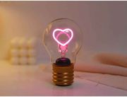 lampa i total xl2877 bulb shaped heart 12cm photo