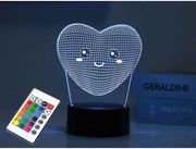 lampa i total xl2330f 3d led heart 10x20cm photo