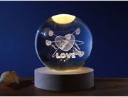 lampa i total xl2720a crystal ball heart medium 8cm photo