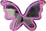 kathreftis neon led mood petaloyda roz 35x238cm photo