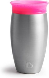 ekpaideytiko potiri munchkin miracle 360 stainless steel cup 296 ml roz photo