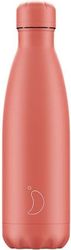 anoxeidoto mpoykali thermos chilly s all pastel coral 500ml photo