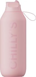 anoxeidoto mpoykali thermos chilly s s2 flip blush pink 500ml photo