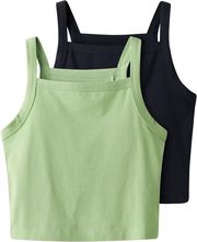 set fanelakia name it 13228200 nkfvilina 2p crop top mayro prasino 146 152 cm 11 12 eton photo
