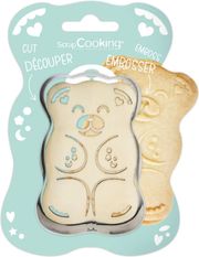 metalliko koypat kai xylini sfragida arkoydaki teddy bear scrap cooking photo