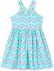 forema mayoral girl print cross strap dress galazio photo