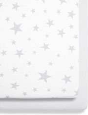 set sentonia snuz gia kalathoyna snuzbaskit 44x80 cm grey stars 2tmx photo