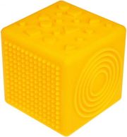 paixnidi aisthiseon tullo sensory cube yellow 85cm photo