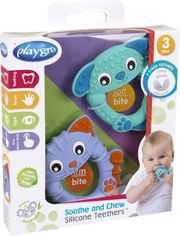 drosistikos krikos odontofyas playgro soothe and chew silicone teethers 2tmx photo