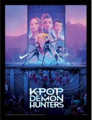 afisa se kadrok pop demon hunters movie key art 31x41cm photo
