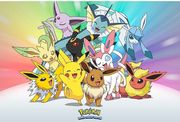 afisa pokemon pikachu with eeveelutions 92x61cm photo afisa pokemon pikachu with eeveelutions 92x61cm photo
