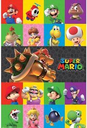 afisa super mario characters 61x915cm photo