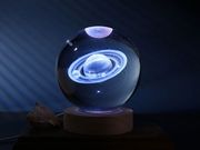 lampa i total xl2714b crystal ball saturn large 10cm photo