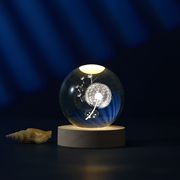 lampa i total xl2715d crystal ball dandelion medium 8cm photo