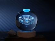 lampa i total xl2716b crystal ball solar large 10cm photo