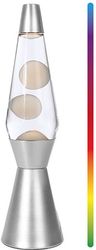 lampa i total xl2936 led lava white silver base 40cm photo