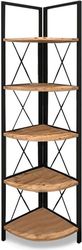 bibliothiki goniaki kelsie megapap xroma mayro pine oak 33 x 33 x 162 cm photo