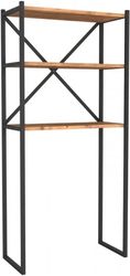 epiplo plyntirioy mindy megapap metalliko melaminis xroma mayro pine oak 66 x 34 x 160 cm