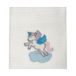 koyberta pike dream line embroidery das home 6463 krem roz unicorn 110x150cm photo