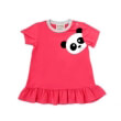 brefiko forema keen organic wwf baby dress panda kokkino photo