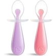 set 2 koytalakia silikonis munchkin 2pk gentle silicone spoons purple pink photo