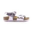 sandalia birkenstock rio bk0sj101252200243500 metallize lila photo