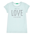 T-SHIRT BENETTON 3 INDIGO GIRL   (82 CM)-(1-2 )