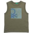 amaniko t shirt benetton basico summer boy xaki photo