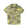 polo t shirt benetton green roots camo xaki photo