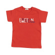 t shirt benetton basic baby kokkino photo
