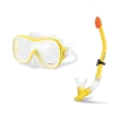 set maska anapneystira intex wave rider swim set photo