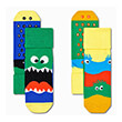 kaltses happy socks 2 pack kids monsters anti slip kmon19 0200 polyxromes photo