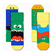 ������� HAPPY SOCKS 2-PACK KIDS MONSTERS ANTI SLIP KMON19-0200 ���������� (EU:24-26)
