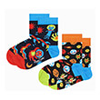 kaltses happy socks 2 pack kids spacetime kspt02 6500 mple skoyro polyxromo photo