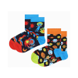 ������� HAPPY SOCKS 2-PACK KIDS SPACETIME KSPT02-6500 ���� ������/��������� (EU:28-31)