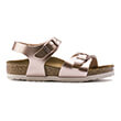 sandalia birkenstock rio 1012520 anoixto roz metallize photo