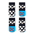 kaltses happy socks kids big dot snowman sock kbds01 6500 aspro mayro photo