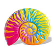 foyskoto intex rainbow seashell float 127 x 157cm photo