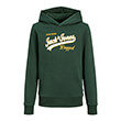 hoodie jack jones 12212287 jjelogo skoyro prasino photo